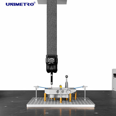Semi-Automatic High Precision 3D Coordinate Measuring Machine with Double Passive Vibration Damping and Enclosed Guides